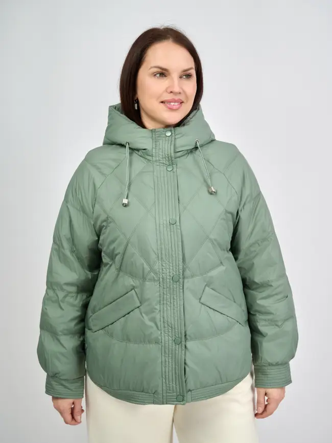 Пуховая куртка ЭттоПлюс 2553 Размер 48-52 фото 53