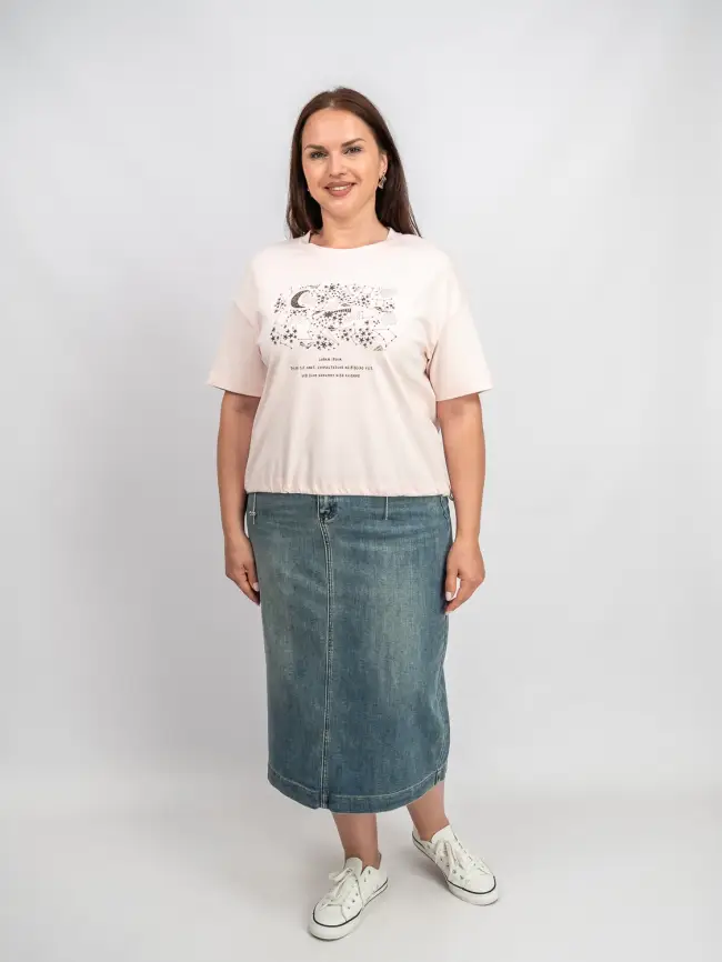 Футболка с принтом 95143 Размер 50-54 фото 62