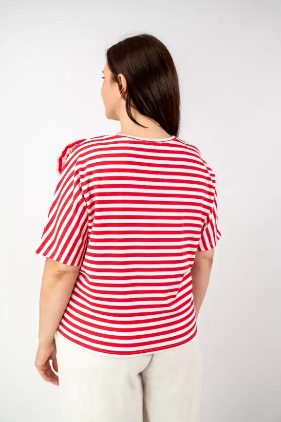 Футболка полоска ЭттоПлюс 33415 фото 10