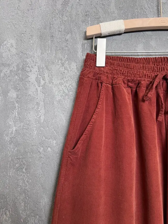 Палаццо вельвет 9925 Размер 48-54 фото 12