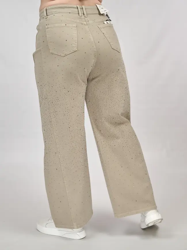 Джинсы в стразах 6788 Размеры 52-58 фото 37