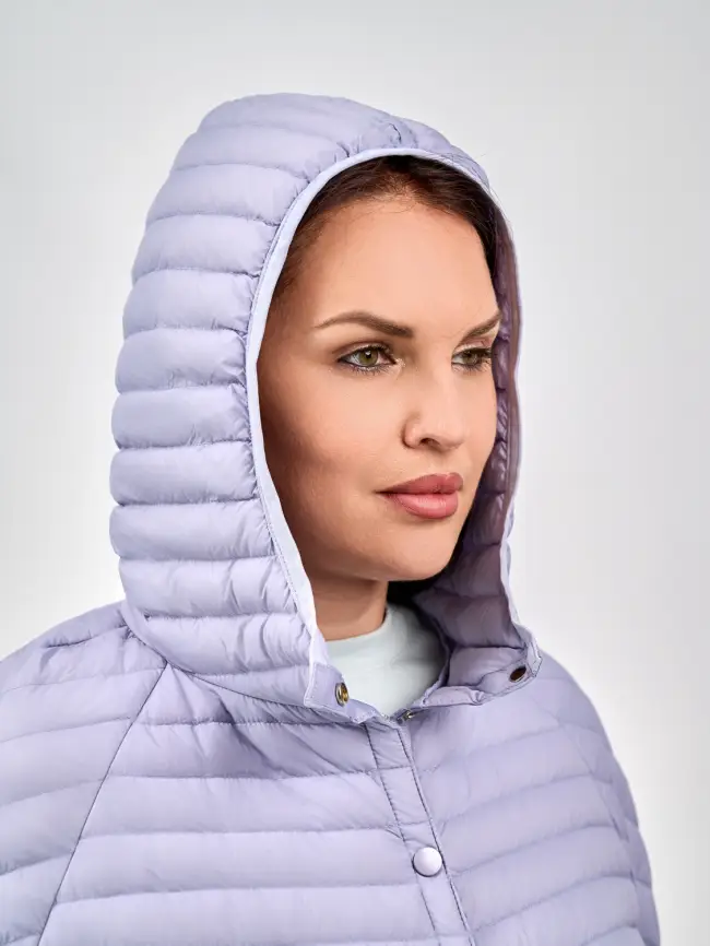 Куртка пух легкая короткая с заклепками 8183 Размер 48-58 фото 73