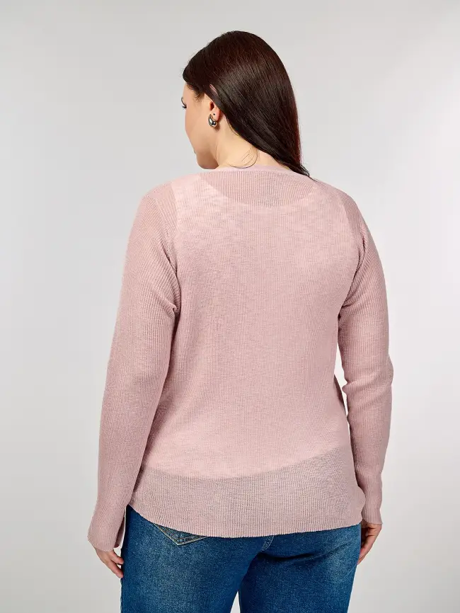 Джемпер-Кардиган 056 Размер 50-56 фото 4