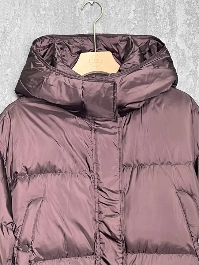 Пуховое пальто 83067 Размер 54-58 фото 2