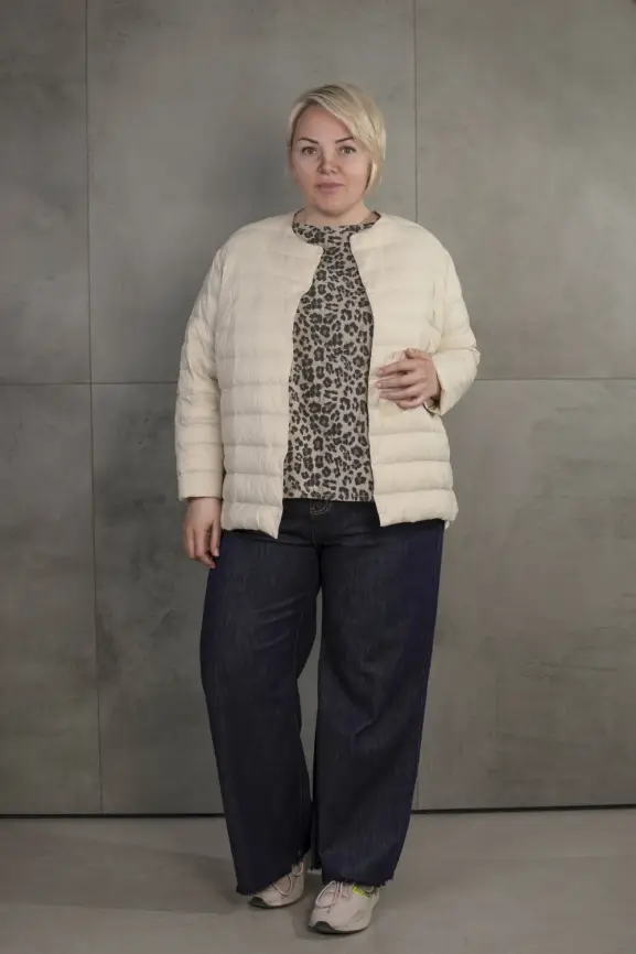 Легкая пуховая куртка 8802 фото 161