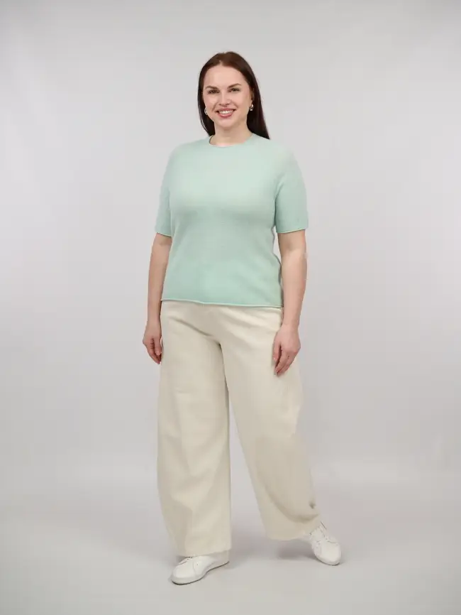 Джемпер шерсть,кашемир 25675 Размер 46-54 фото 23