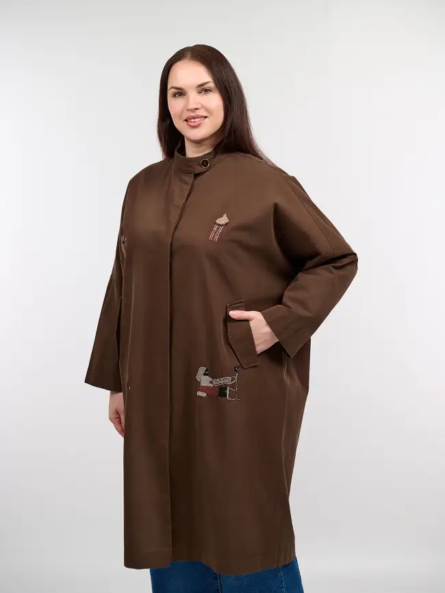 Плащ 3501 Размер 50-58 фото 17