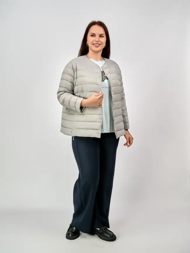 Легкая пуховая куртка 8802 фото 27