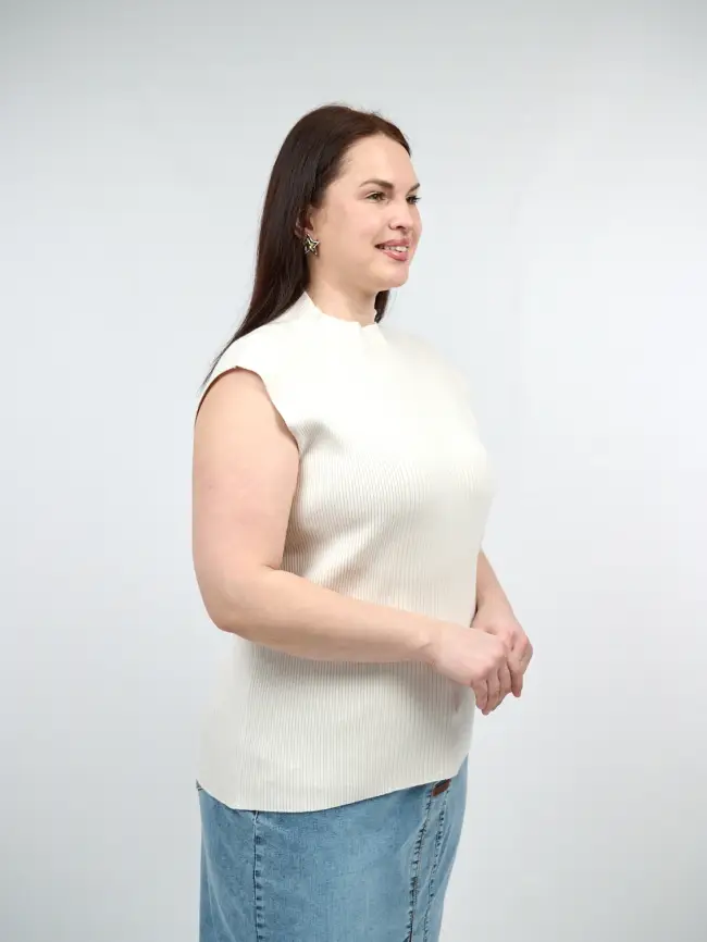 Джемпер без рукавов ЭттоПлюс 876 Размер 54-58 фото 43