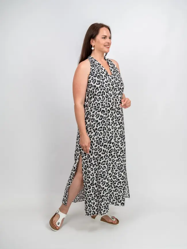Сарафан с принтом Леопард 0027 размер 52- 56 фото 3