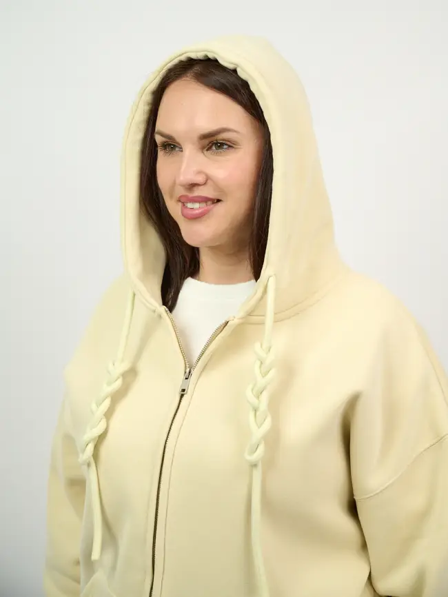 Худи зип утепленное оверсайз размер 50-58 506 фото 62