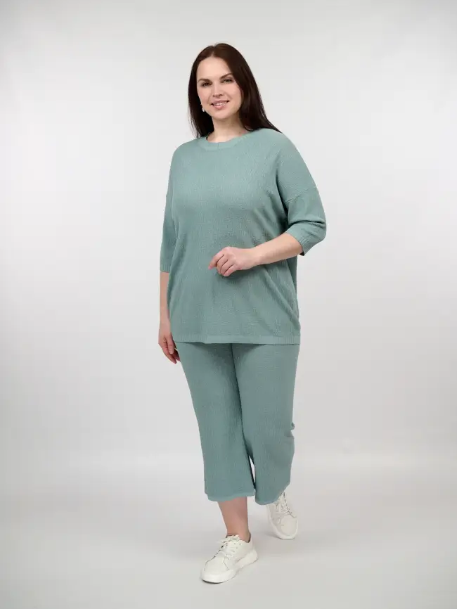 Кюлоты трикотажные облегченные ЭттоПлюс 2137 Размер 50-58 фото 17