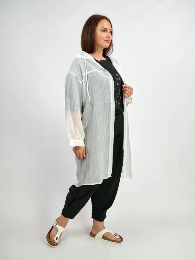 Пыльник рубашка удлиненный 9087 Размер 50-58 фото 39