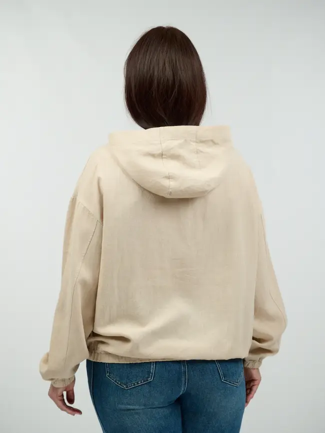 Бомбер лен 25016 фото 13