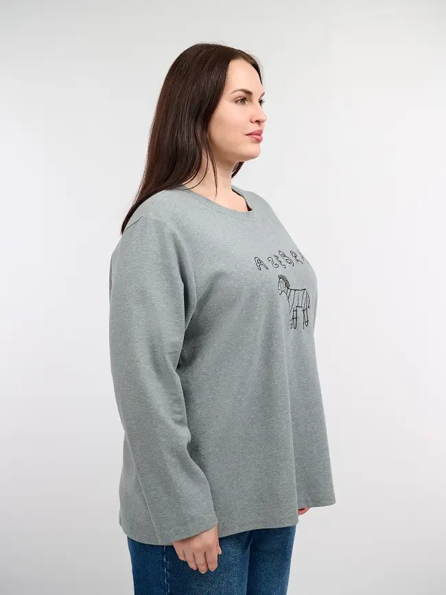 Лонгслив 51030 Размер 50-58 фото 12