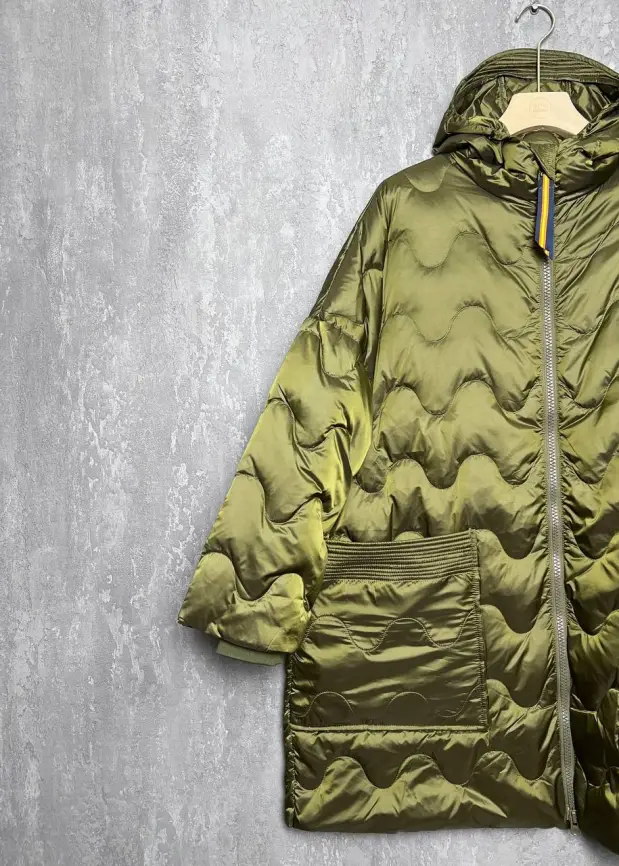 Пуховое пальто 1695 Размер 50-58 фото 6