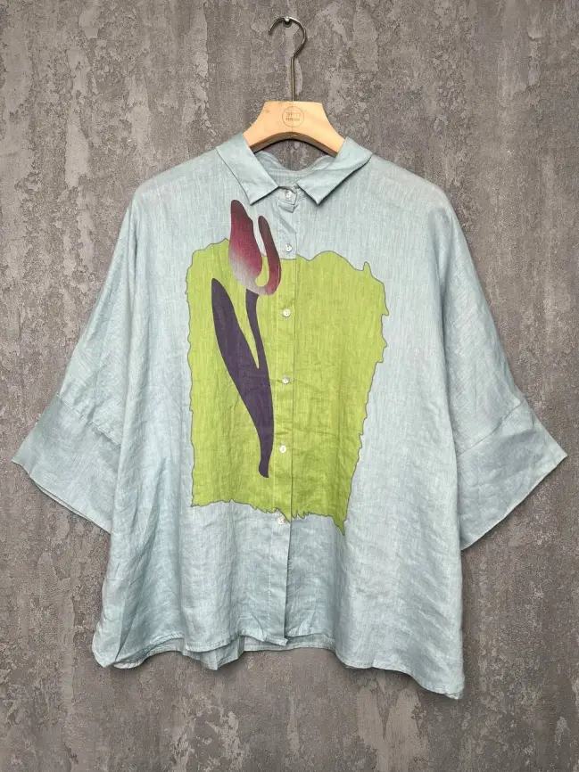 Рубашка 8342 (голубой) Уценка фото 1