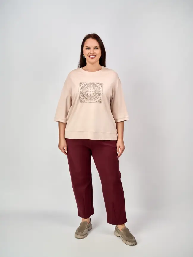 Брюки 33494 ЭттоПлюс размеры 52- 58 фото 48