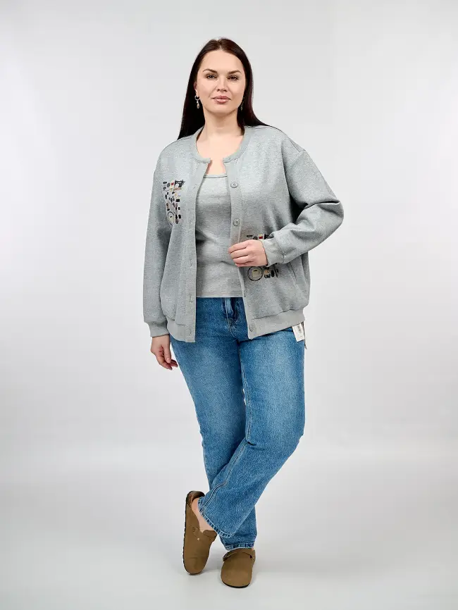 Джинсы 25266 ЭттоПлюс Размер 50-56 фото 42