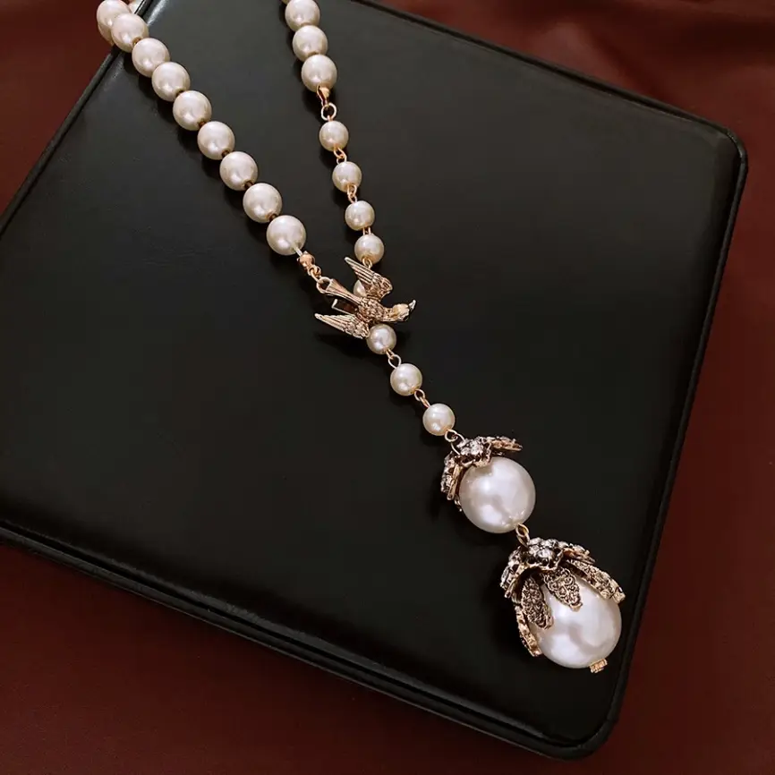 Ожерелье Птичка Б0099 фото 1