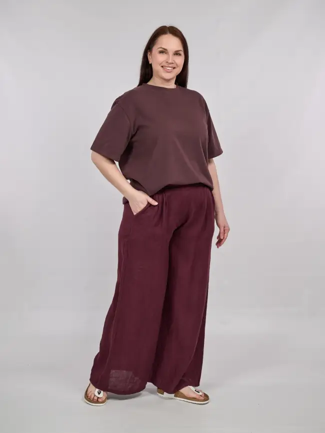 Палаццо лен Италия 7149-10 Размер 50-56 фото 43