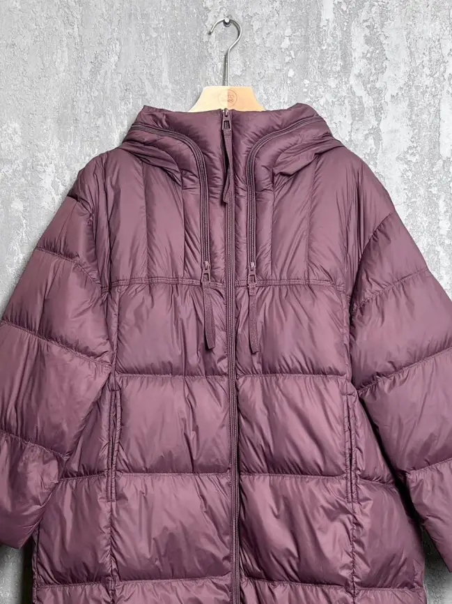 Пуховое пальто 870 Размер 48-54 фото 17