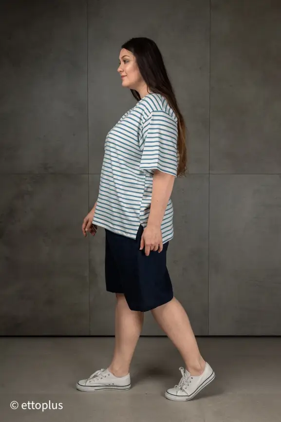 Футболка в полоску ЭттоПлюс 034 Размер 50-58 фото 30