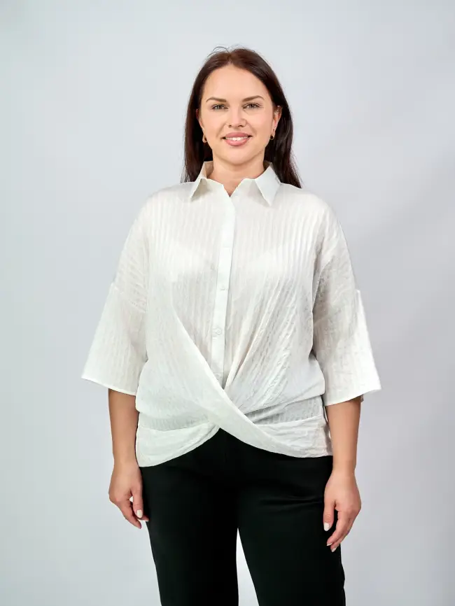 Блуза с коротким рукавом 88271 Размер 54-60 фото 2