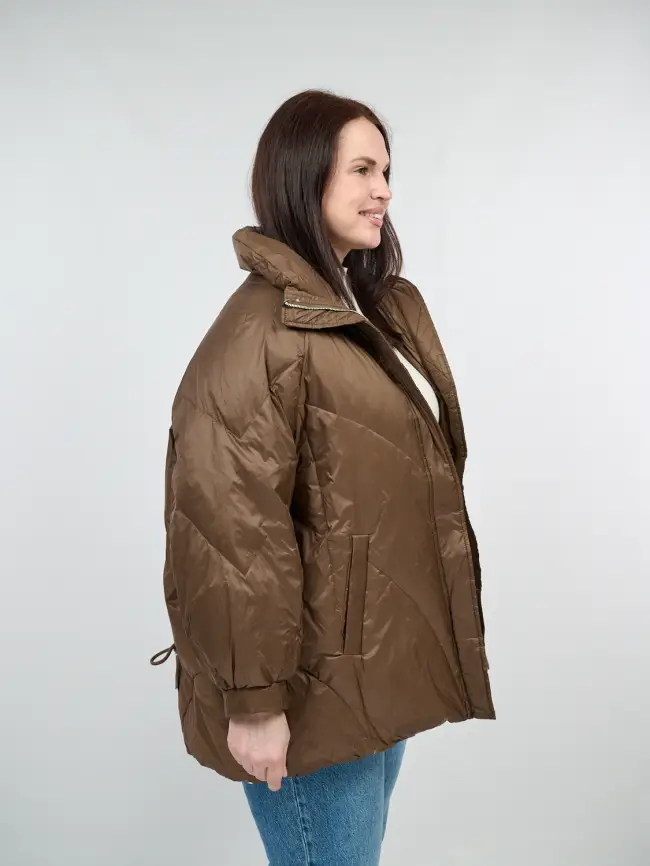 Куртка пух 1401 Размер 50-56 фото 10