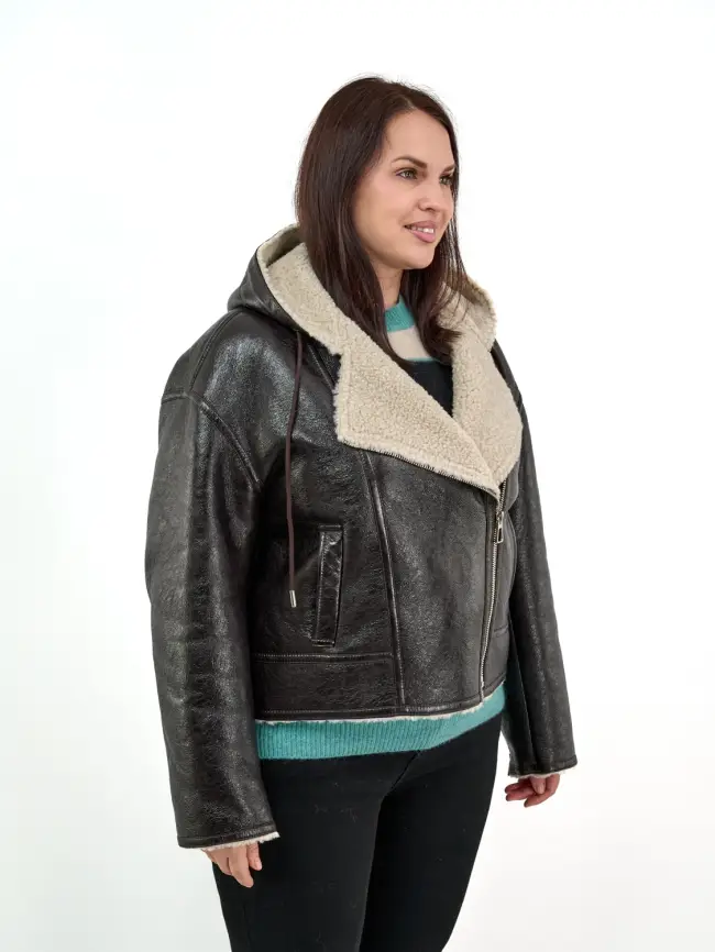 Дубленка авиатор 18926 Размер 50-54 фото 3