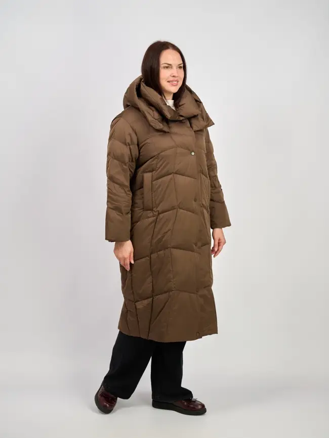 Пальто 5041 Размер 48-54 фото 22