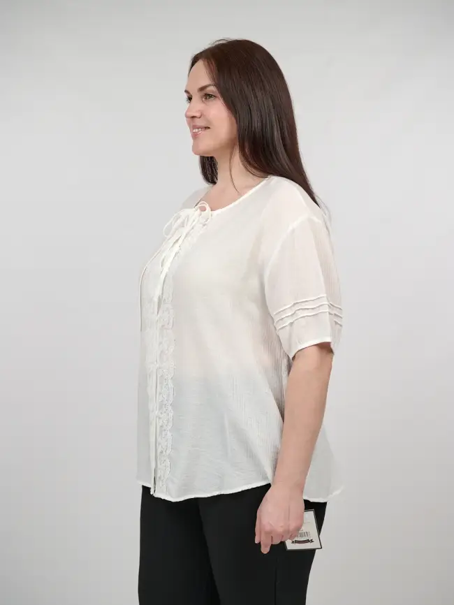 Блуза 9550 размеры 52- 58 фото 8