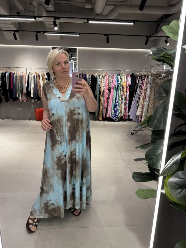 Сарафан ЭттоПлюс 34189 размер 52- 58 фото 1