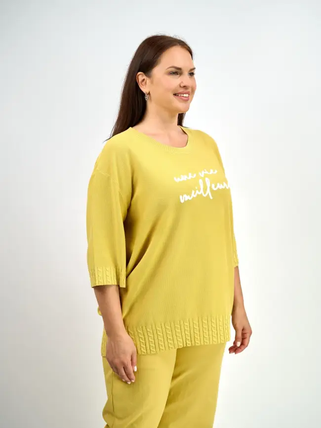 Джемпер облегченный ЭттоПлюс 25414-1 Размер 54-60 фото 20