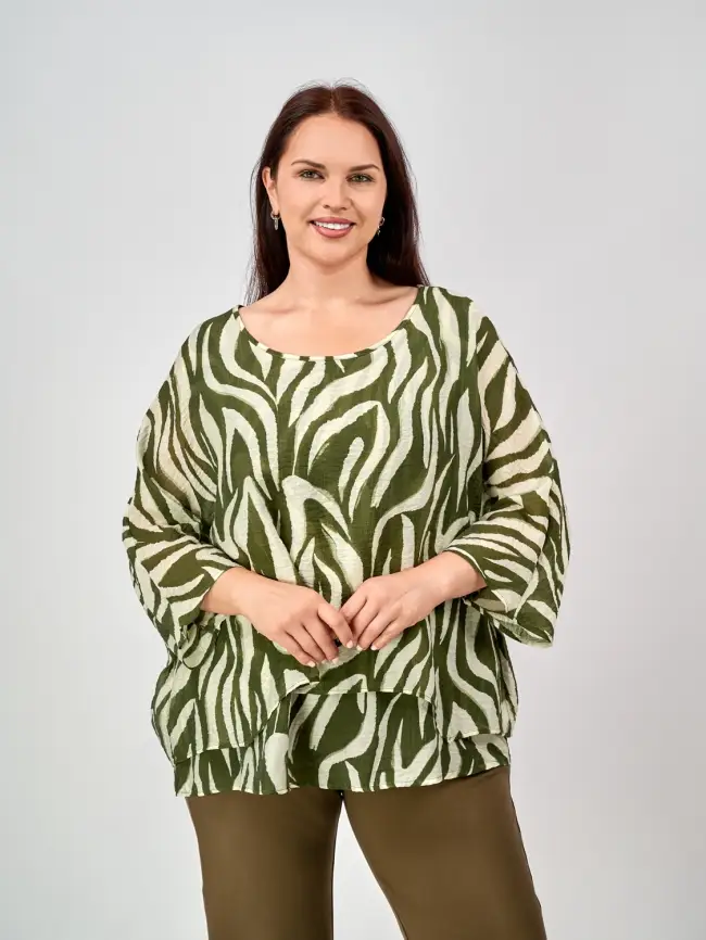 Блуза ЭттоПлюс 30059 Размер 50-58 фото 20