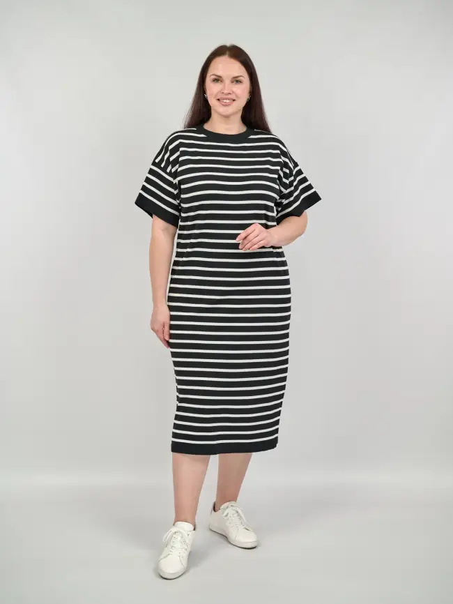 Трикотажное платье 7569 Размер 50-58 фото 6