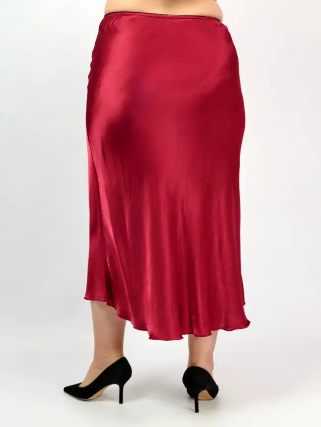 Юбка атлас 9298-1 Размер 48-56 фото 123