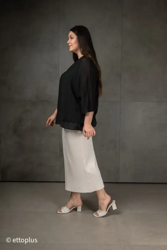 Блуза ЭттоПлюс 30059 Размер 50-58 фото 63