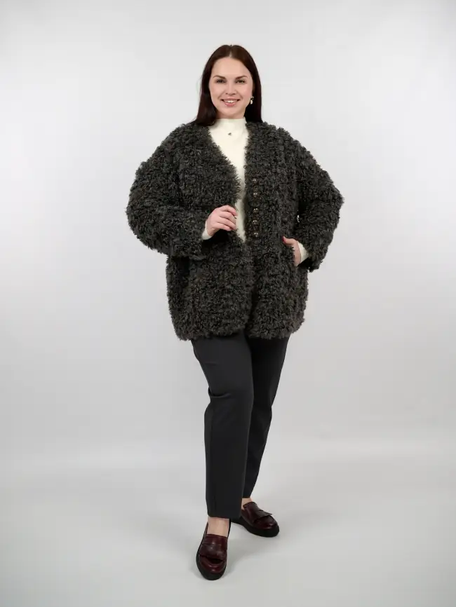 Дубленка 18925 Размер 50-58 фото 36