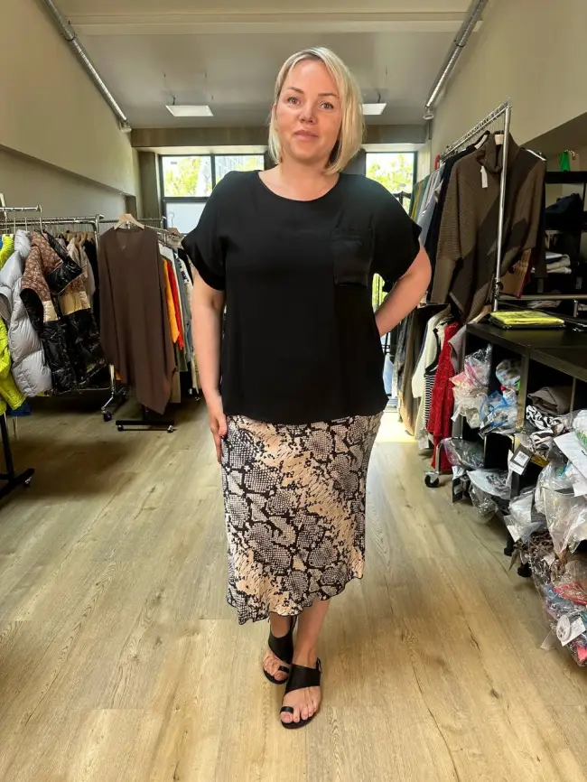 Блуза с карманом 23057 фото 5