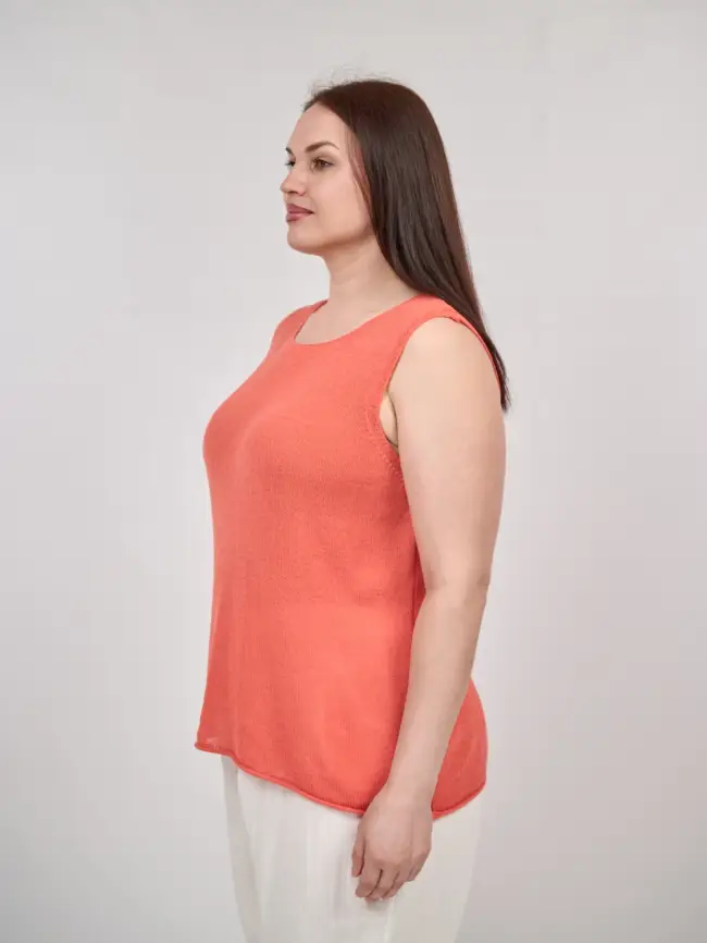 Топ трикотажный облегченный ЭттоПлюс 25108 Размер 50-60 фото 83