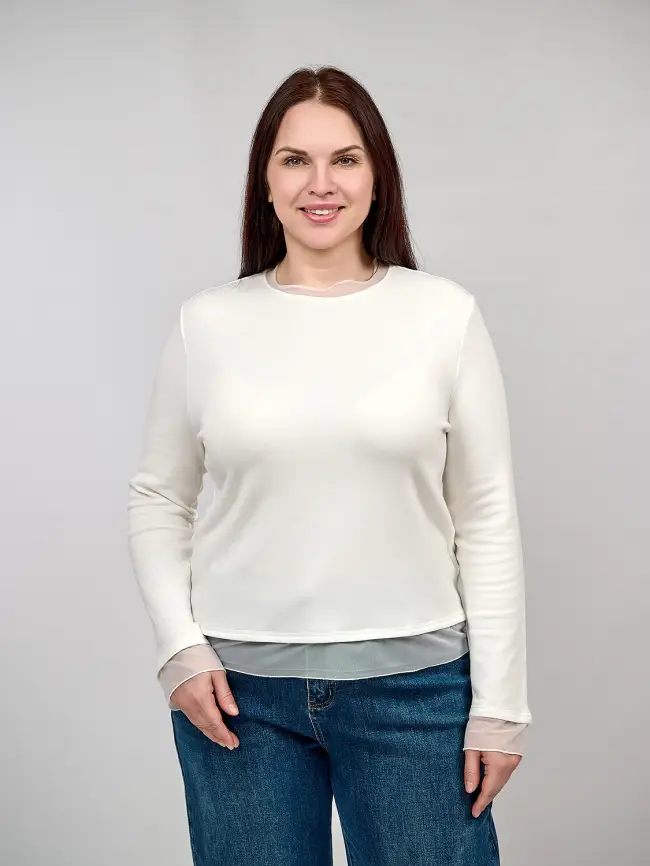 Лонгслив 25253 Размер 50-54 фото 1