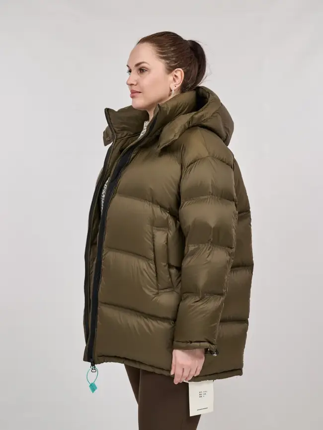 Пуховик зимний 9906 удлиненный Размер 50-60 фото 22