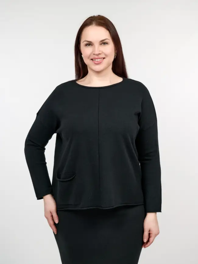 Джемпер ЭттоПлюс 1235 Размер 48-56 фото 15