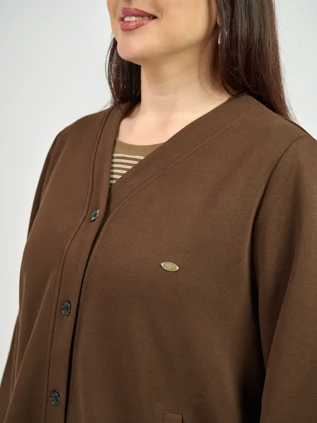 Бомбер 5517 Размер 52-58 фото 5