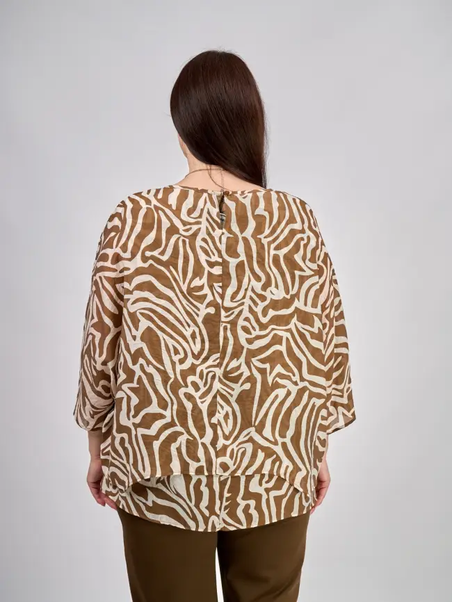 Блуза ЭттоПлюс 30059 Размер 50-58 фото 43