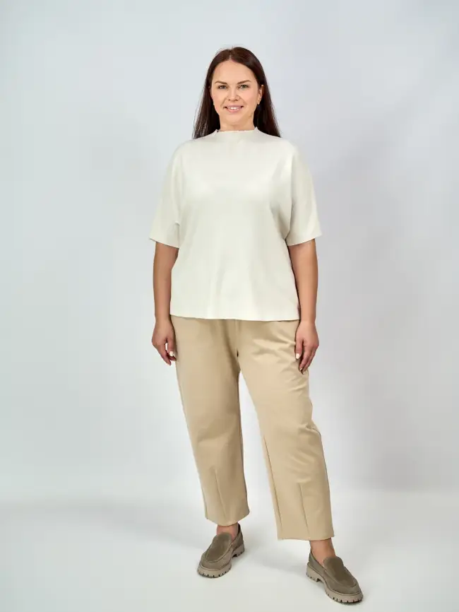 Джемпер короткий рукав ЭттоПлюс 707 Размер 50-58 фото 9