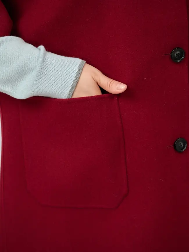 Пальто шерсть 0718 Размер 50-58 фото 6