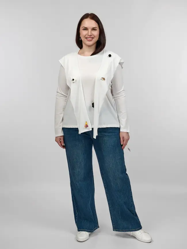 Лонгслив 0196 Размеры 46-56 фото 19