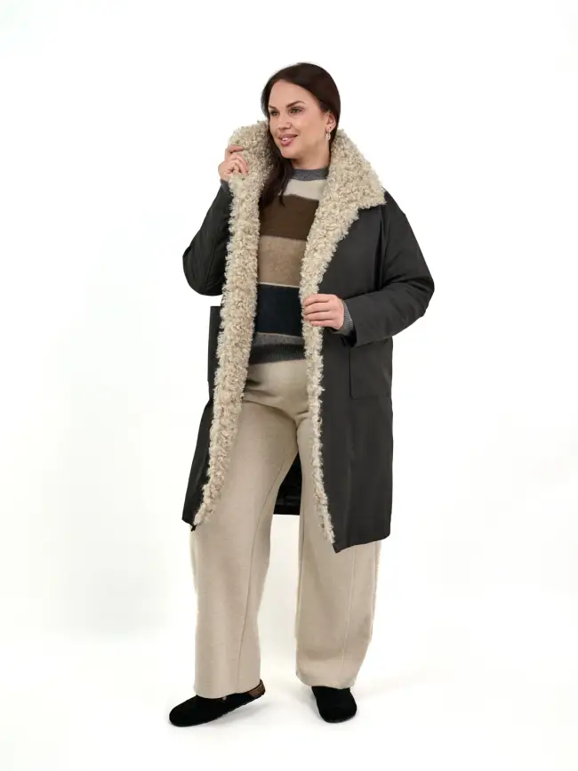 Пальто 881951 Размер 50-54 фото 17